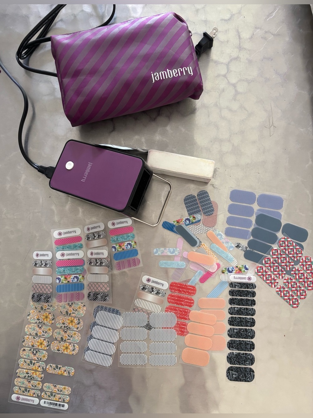 Jamberry Bundle A - Heater Wraps Tools Lot